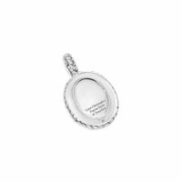 st. christopher medal backside