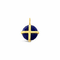 blue lapis pendant backside