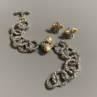 diamond bee earrings