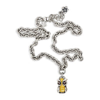 gold owl necklace