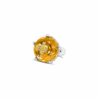 honey citrine ring