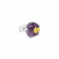 light purple amethyst ring