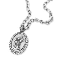 st. christopher medal necklace