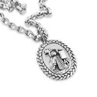 st. luke pendant on chain