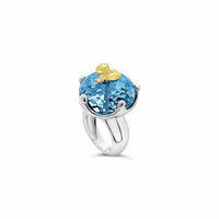 topaz ring blue