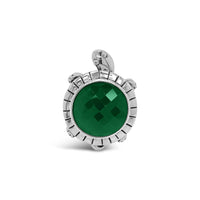 turtle ring green stone