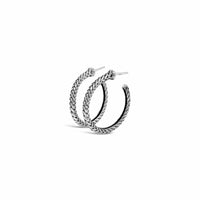 20mm silver hoop earrings