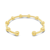 gold ball bangle bracelet