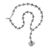 silver bee necklace