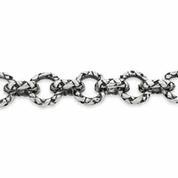 chunky silver chain necklace
