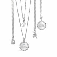 custom monogram charm necklaces
