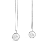 custom monogram charms silver