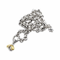 diamond bee charm necklace