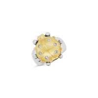 diamond ladybug rings