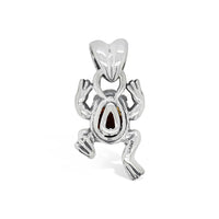 frog pendant backside