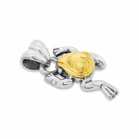 frog pendant gold