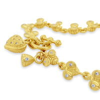 gold bee necklace