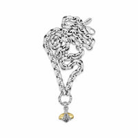 gold bee pendant necklace