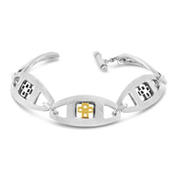 gold cross bracelet