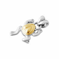 gold frog pendant