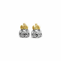 sterling silver huggie earrings