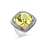 large citrine ring