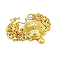 large turtle bracelet 18k gold