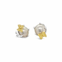 Purple Butterfly Earrings | Silver Gold Dancing Amethyst Butterfly Earrings