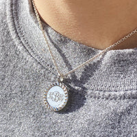 monogram charm saint