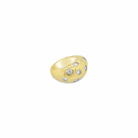 polka dot diamond ring