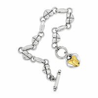 silver angel charm bracelet