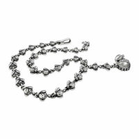 bee y necklace silver