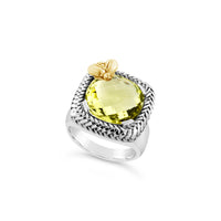 yellow stone ring