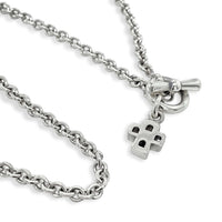 silver cross necklace