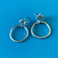 bumble bee hoop earrings saint by sarah jane