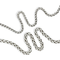 silver wheat chain