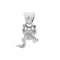 sterling silver frog charm