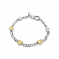 small gold hearts bracelet