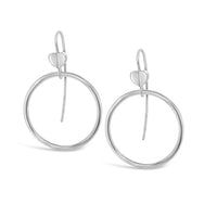 small heart earrings