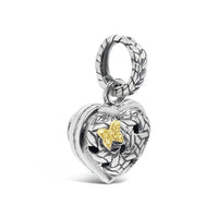 small puffed heart charm