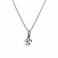 small silver cross necklace