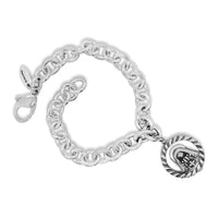 st. rita silver charm bracelet