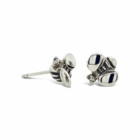 sterling silver bee earrings