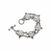 sterling silver turtle link bracelet