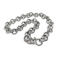 thick silver chain necklace