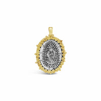 virgin mary medal gold