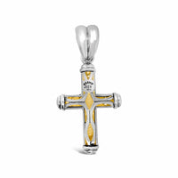 medium christian cross backside grill