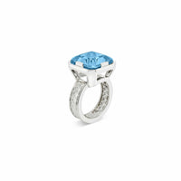blue topaz ring silver