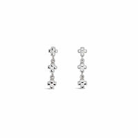 dangle cross earrings three crosses