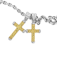 elegant gold cross necklace pendant